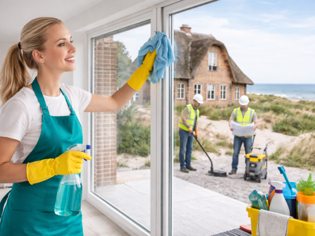 Baureinigung auf Sylt – professionelle Endreinigung eines Neubaus durch Lux Clean